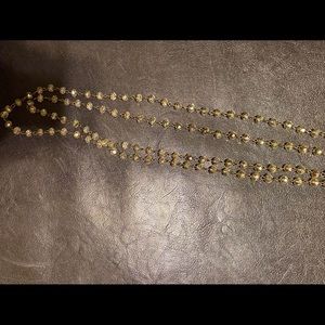 Pink Panache Clear beaded necklace